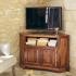 Rohový tv stolek z masivu palisandr 110x70x50